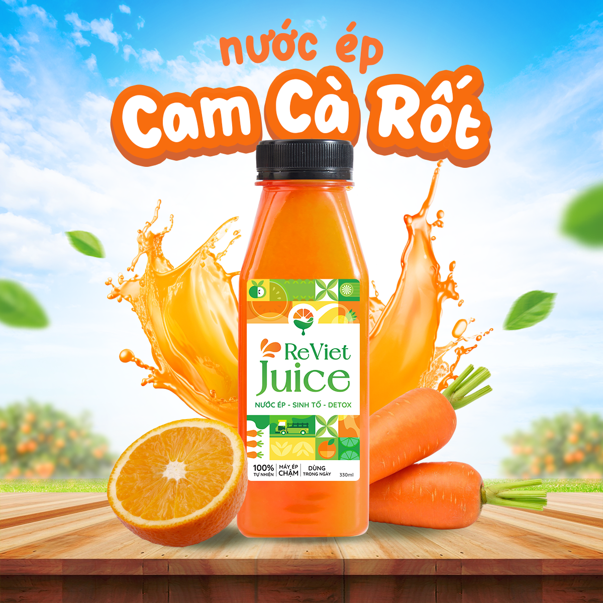 Nước Ép Cam Cà Rốt