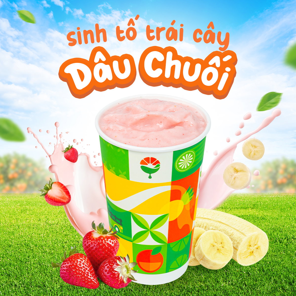 Sinh Tố Dâu Chuối