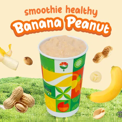 Banana Peanut Smoothie - Chuối, Bơ Đậu Phộng, Yến Mạch