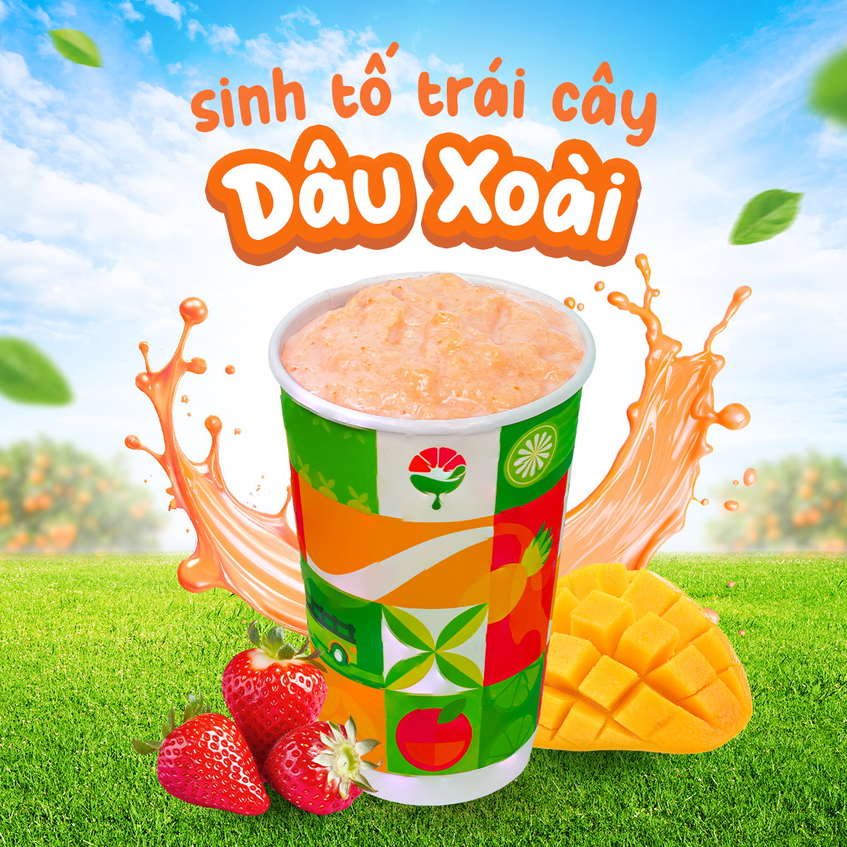 Sinh Tố Dâu Xoài