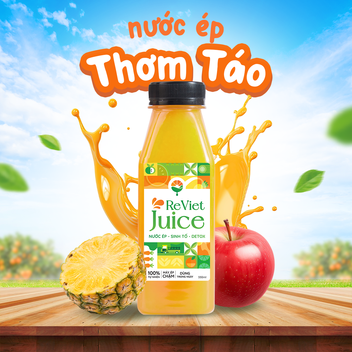 Nước Ép Thơm Táo