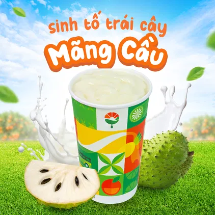 Sinh Tố Dâu Mãng Cầu
