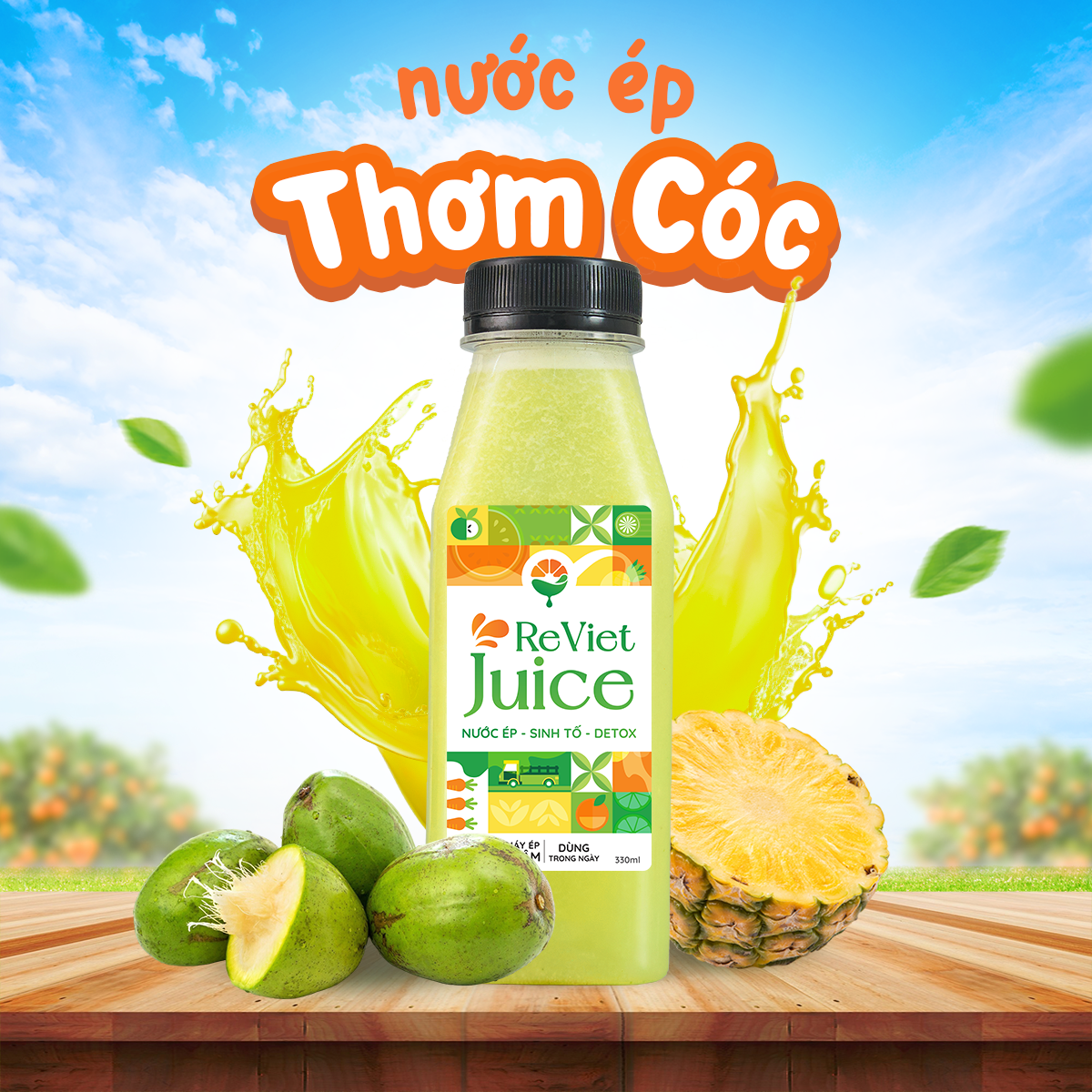 Nước Ép Thơm Cóc