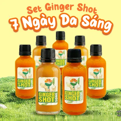 Set Ginger Shot - 7 Ngày Da Sáng