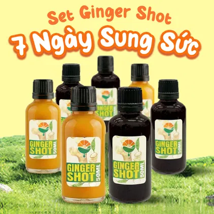 Set Ginger Shot - 7 Ngày Sung Sức