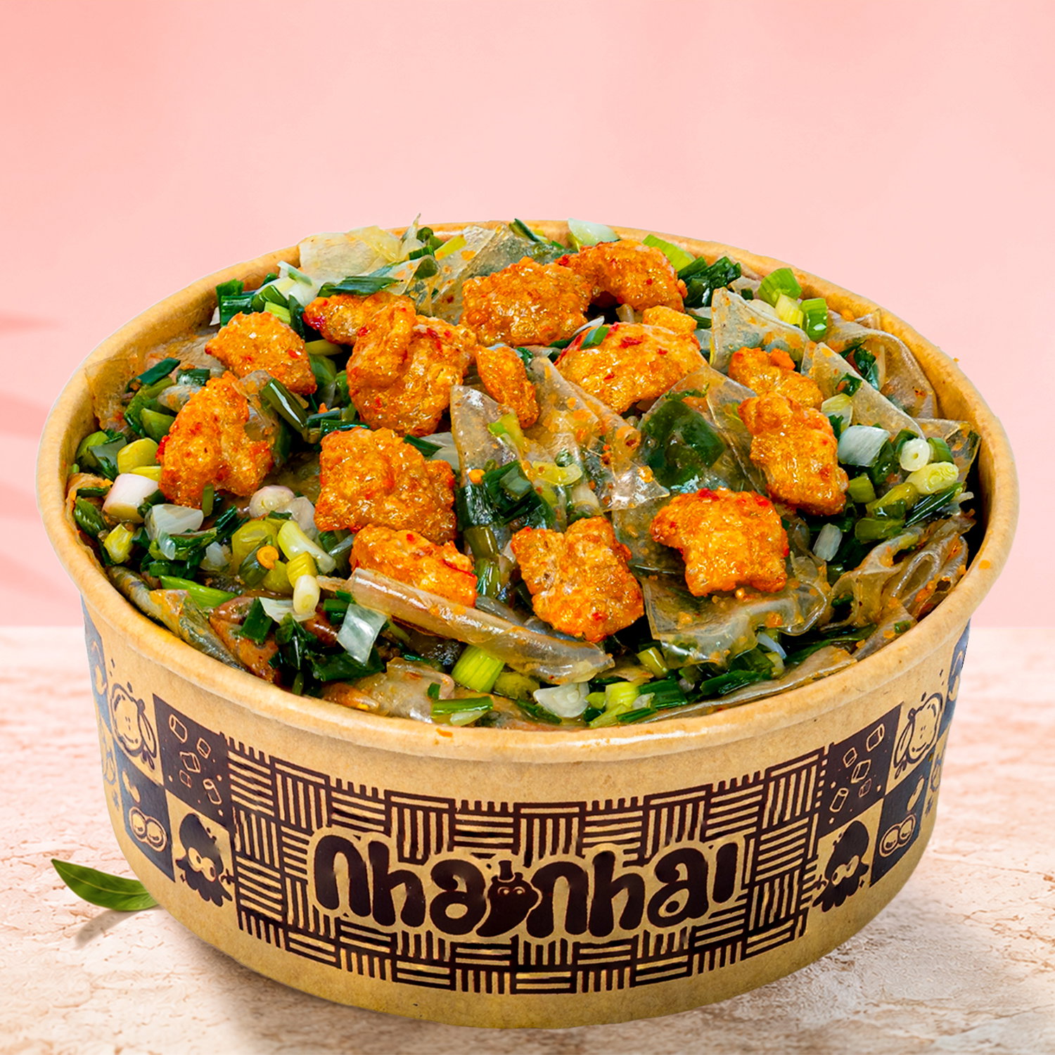 Bánh Tráng Trộn Mỡ Hành Tóp Mỡ Thượng Hạng