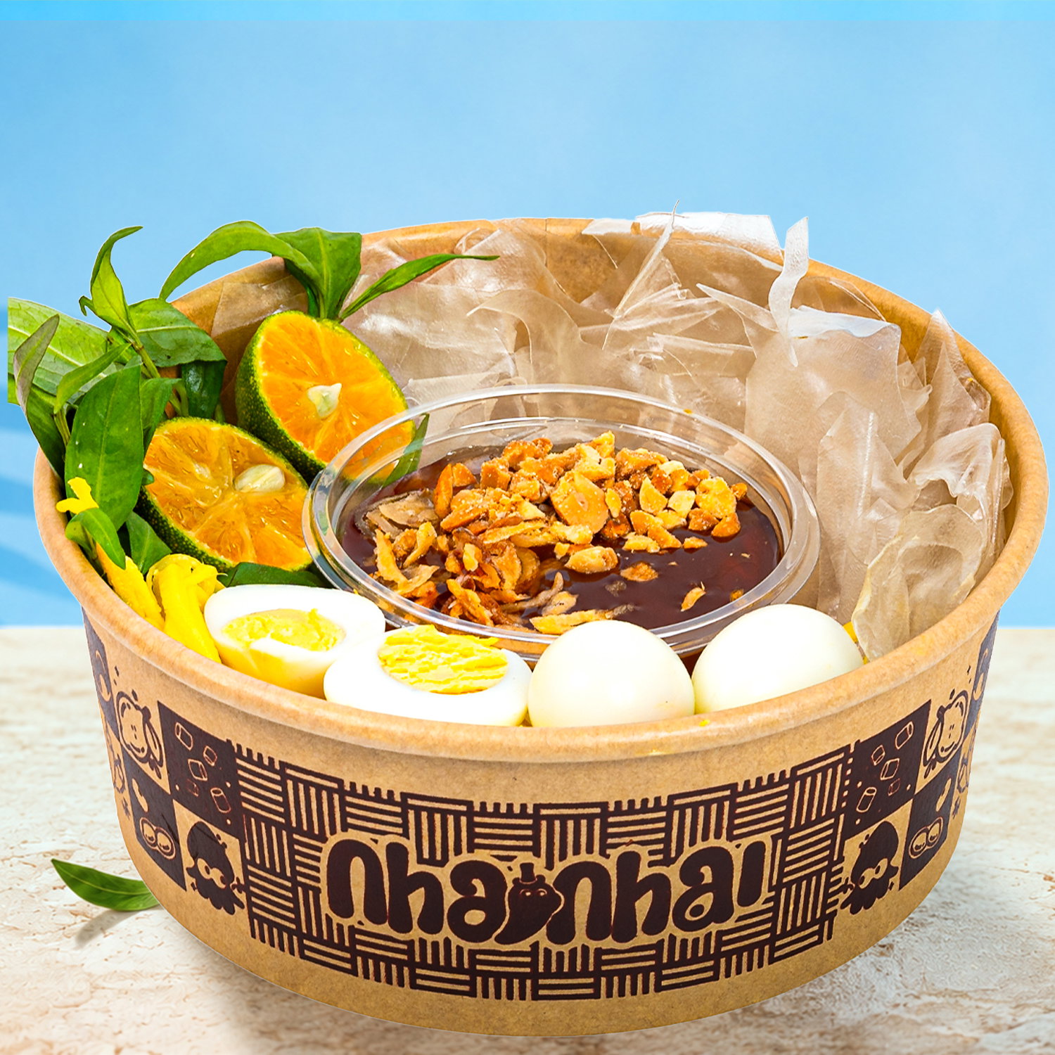 Bánh Tráng Chấm Sốt Tắc