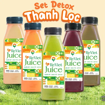 Set Detox Thanh Lọc 1 Ngày 5 Chai