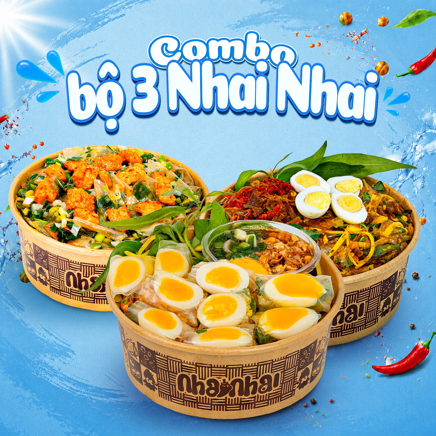 Combo Bộ Ba Bestseller Nhai Nhai