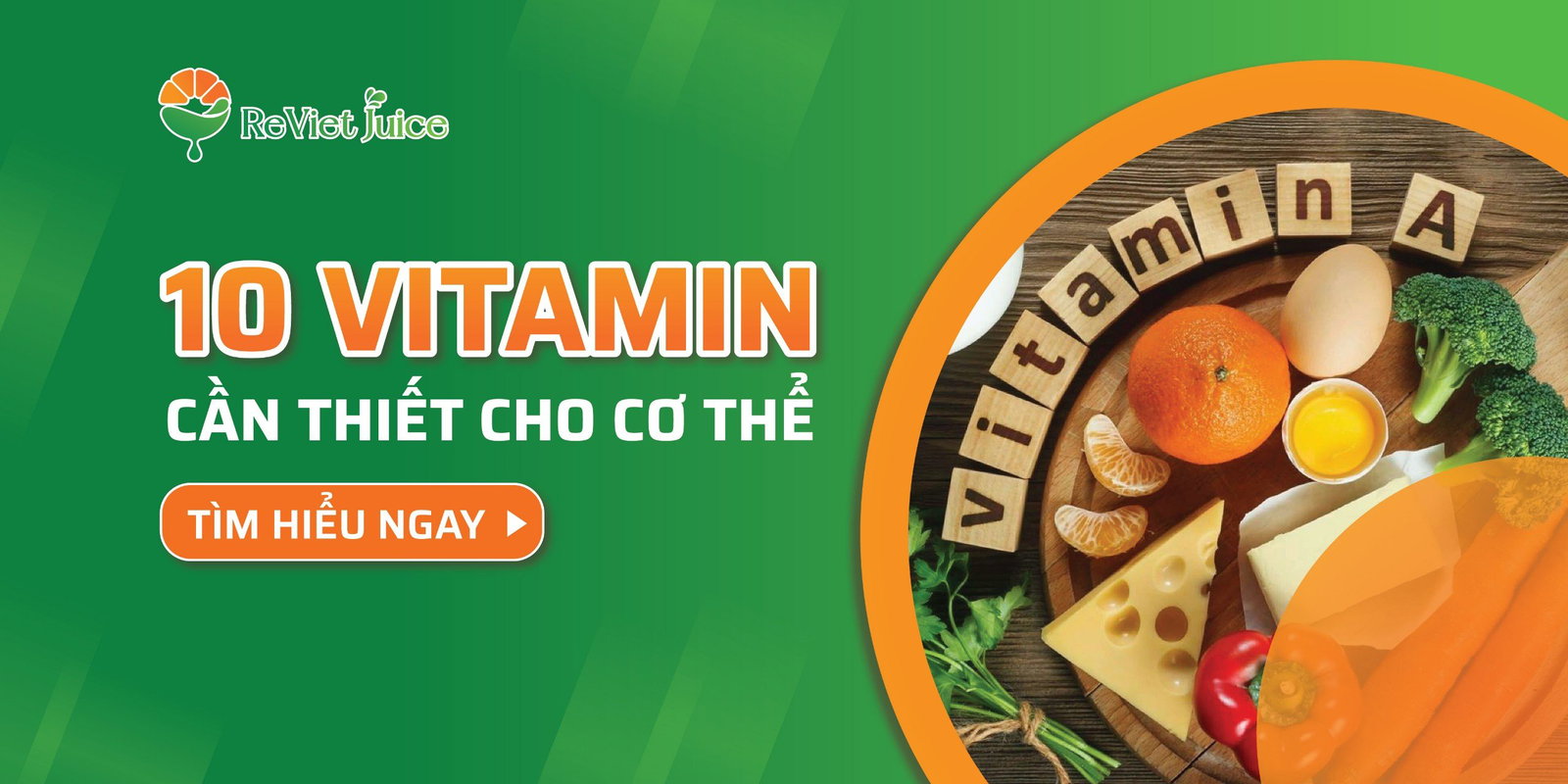 10 vitamin cần thiết cho cơ thể