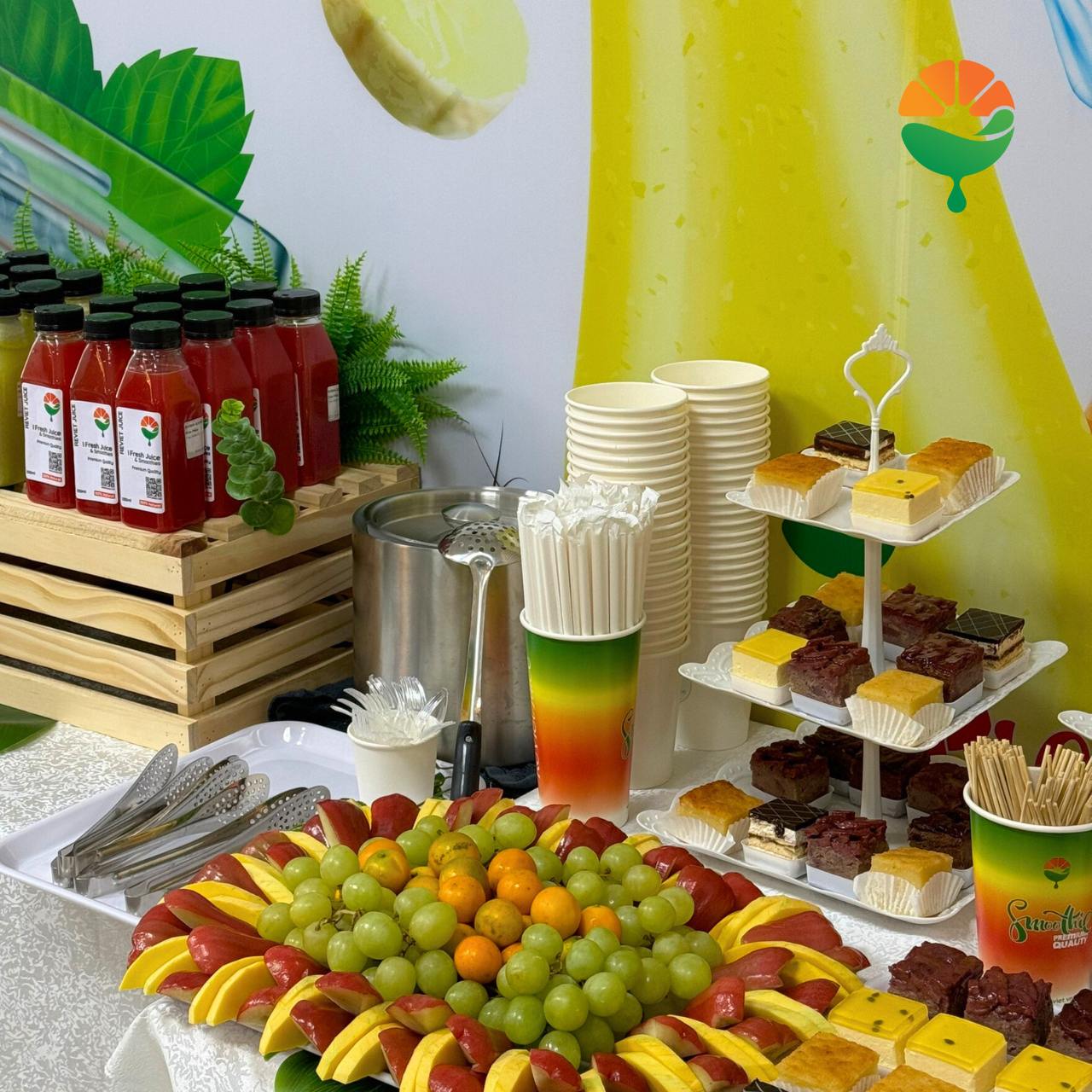 Vật dụng nên sử dụng  khi tổ chức tiệc tea break