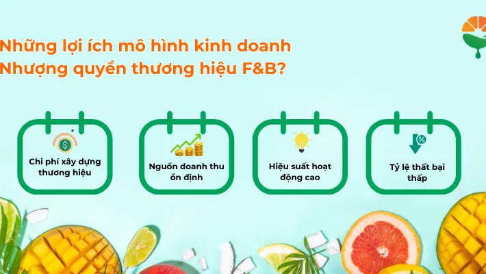Những lợi ích khi kinh doanh theo mô hình nhượng quyền thương hiệu F&B?