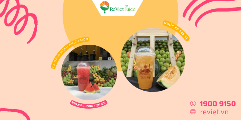 Nước ép 100 vị