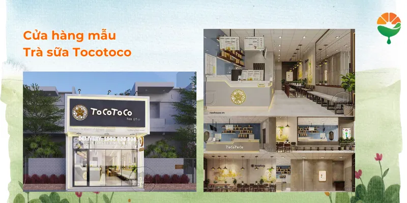 Mẫu thiết kế 3D Trà sữa Tocotoco