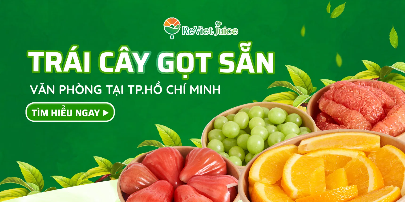 Trái cây gọt sẵn văn phòng