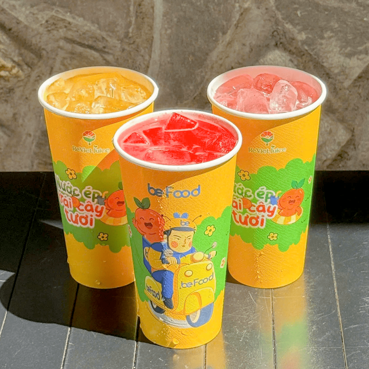 Nước ép ReViet hợp tác với BeFood