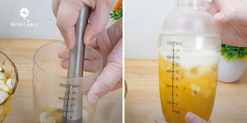 Hướng dẫn làm món trà măng cụt chanh dây ngon, cực hot