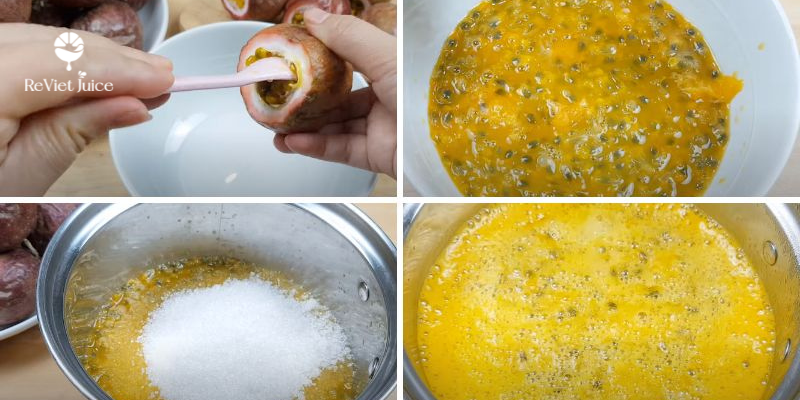 Hướng dẫn làm món trà măng cụt chanh dây ngon, cực hot