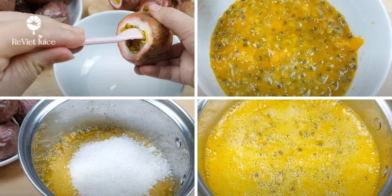 Hướng dẫn làm món trà măng cụt chanh dây ngon, cực hot