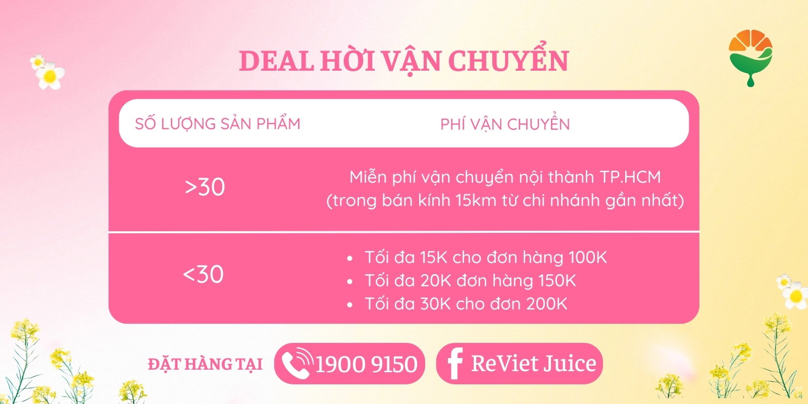 Đặt tiệc nước cho ngày 20/10 với chiết khấu hấp dẫn (1)