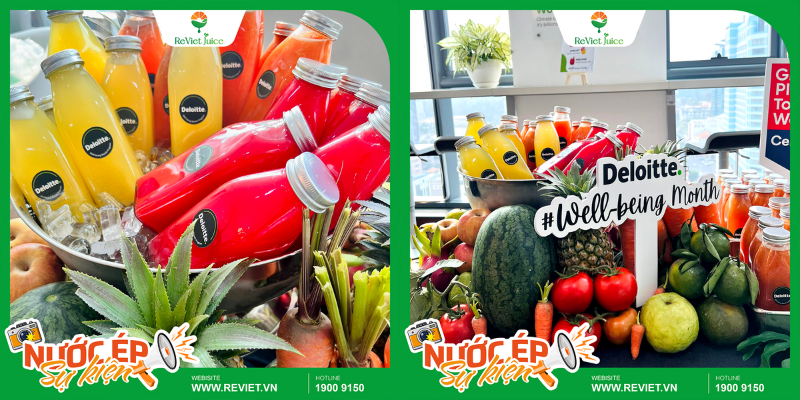 Ưu điểm nổi bật về dịch vụ nước ép sự kiện