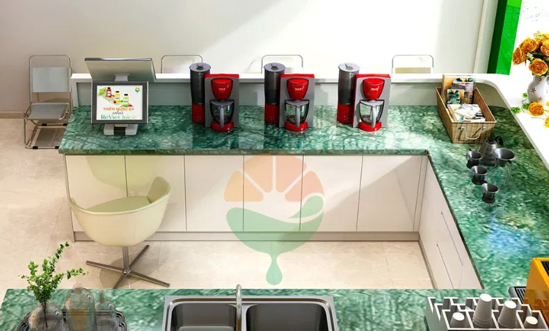 Hỗ trợ set up toàn bộ quầy nước ép cho đối tác