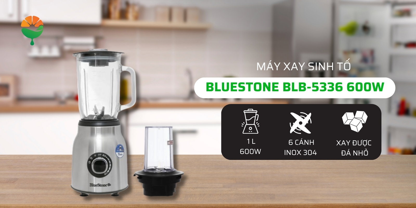 Máy xay sinh tố Bluestone BLB-5336 600W
