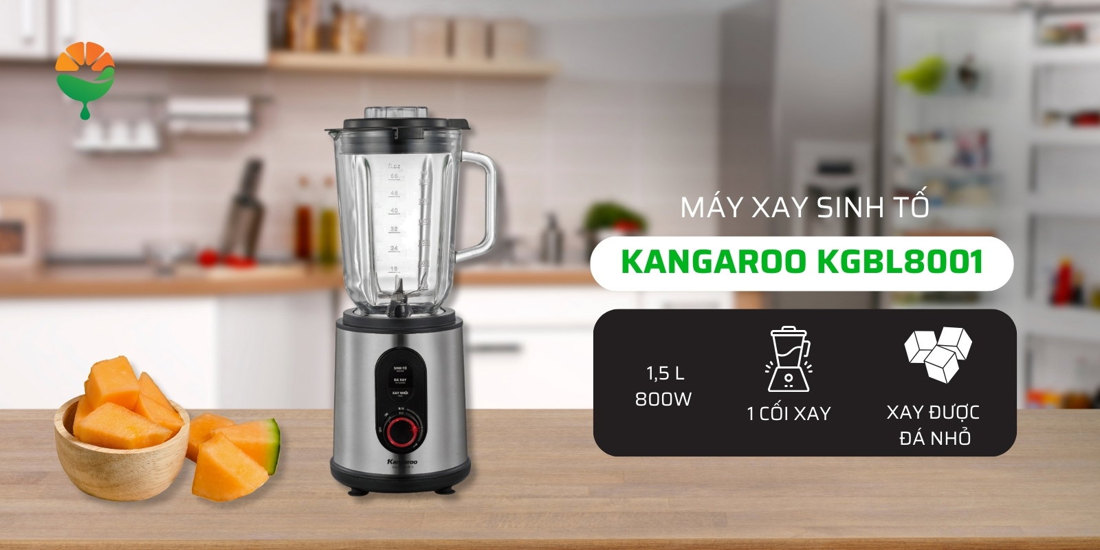 Máy xay sinh tố Kangaroo KGBL8001
