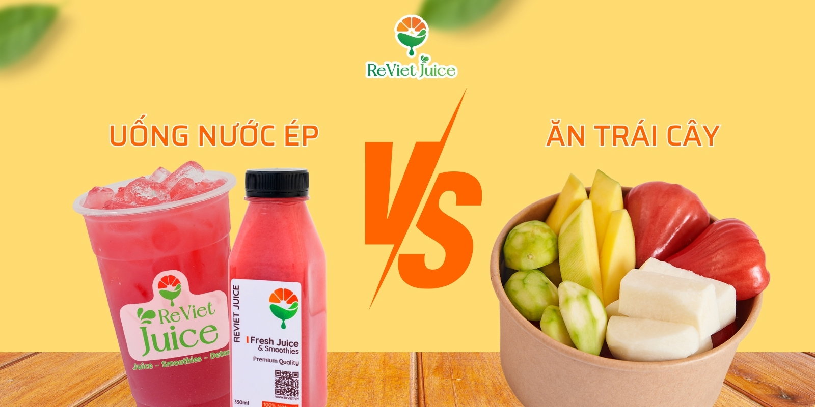 Nên uống nước ép hay ăn trái cây?