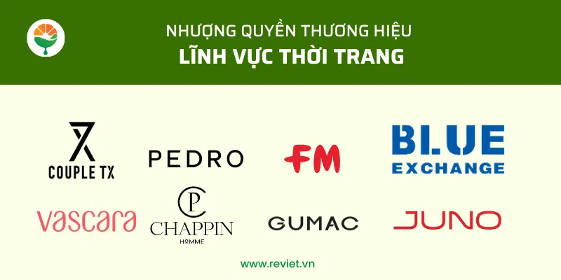 nhượng quyền thương hiệu lĩnh vực làm đẹp