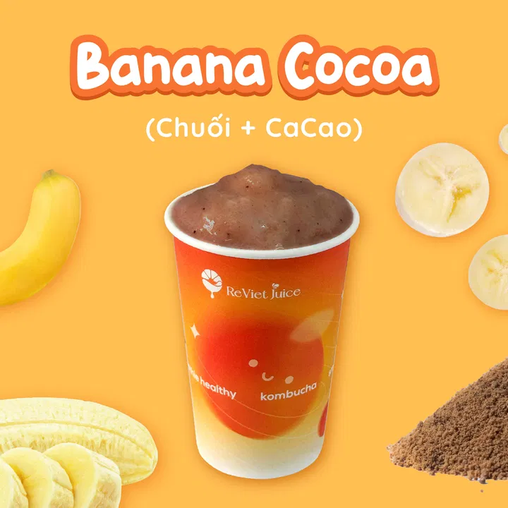 Sinh Tố Healthy Banana Cocoa