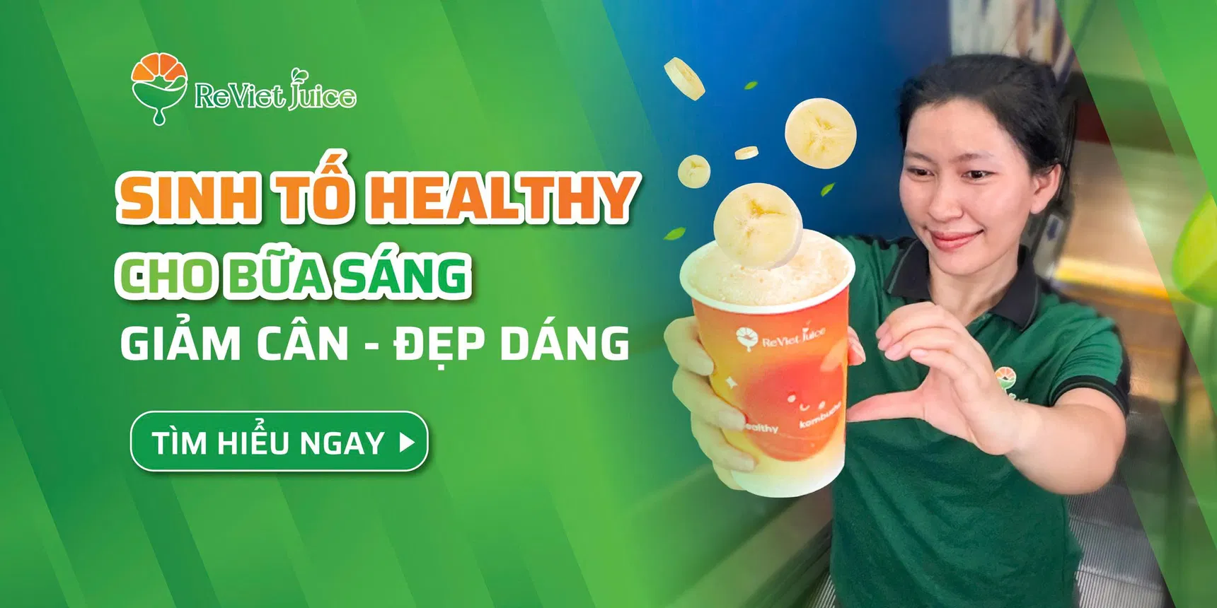 Sinh tố healthy cho bữa sáng, giảm cân nhanh, dễ đẹp dáng