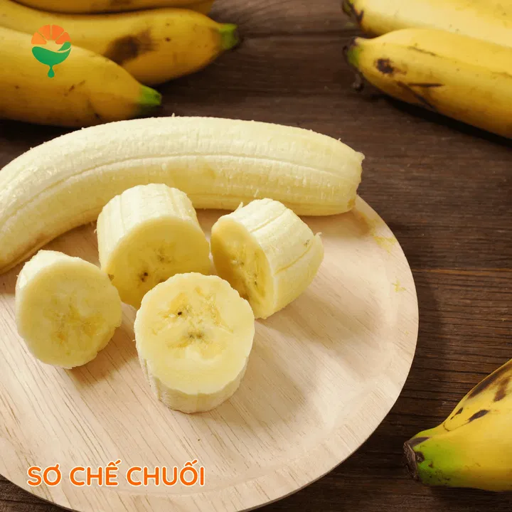 Sơ chế sinh tố bơ chuối