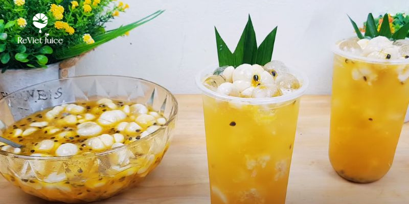 Thưởng thức món trà măng cụt chanh dây