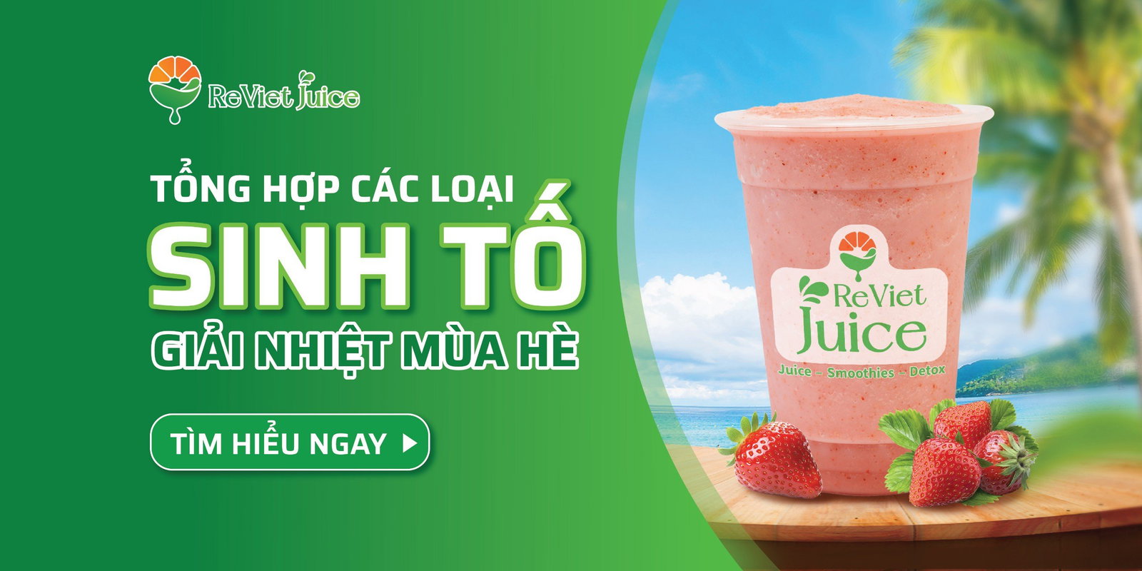 Tổng hợp các loại sinh tố giải nhiệt mùa hè nóng bức