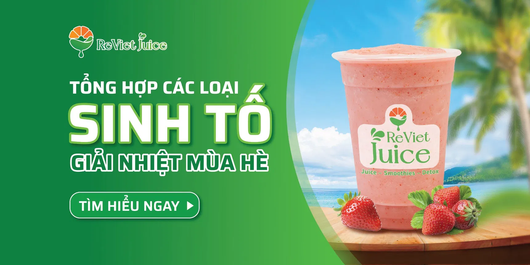 Tổng hợp các loại sinh tố giải nhiệt mùa hè nóng bức
