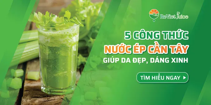 Top 5 công thức nước ép cần tây đơn giản, dễ làm tại nhà