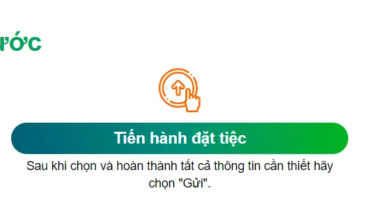 nước ép sự kiện qui trình đặt
